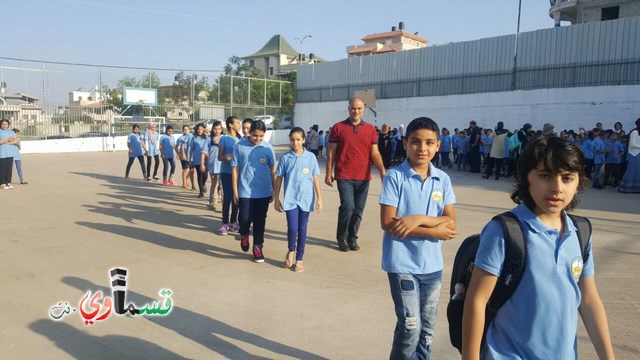  كفرقاسم- فيديو: البداية الصحيحة هي عنوان النجاح .. مدرسه جنة ابن رشد تستقبل طلابها بمراحل مدروسة وتودع حجاجها